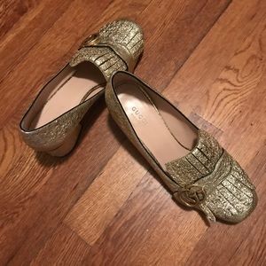 Gucci Marmont Fringe leather 55mm Loafer